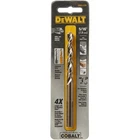 Dewalt DWA1220 Pilot Point Industrial Cobalt Drill Bit, 5/16 Inch, Jobber New. Price: $20.33.
