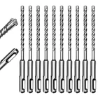 10 Pack 3/16" X Sds Plus Rotary Hammer Drill Bits Set, Cross Carbide Tip, ... New. Price: $29.49.