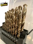 Metric M42 8% Cobalt Twist Drill Bits Set For Stainless Steel And Hard Metal... New. Price: $51.57.