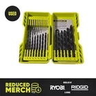 Ryobi A972501 Black Oxide Round Shank Twist Drill Bit Set (24-PIECE) Used. Price: $23.09.
