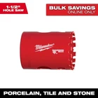 Milwaukee 1-1/2 In. Diamond Max Hole Saw Open. Price: $15.99.