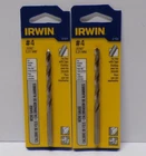 Lot Of 2 Irwin #4 Wire Gauge Drill Bit 81104 For Precise Holes New. Price: $11.99.