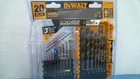 Dewalt 20 Pc. Drill Bit Set (DW1177) Fs Open. Price: $26.50.