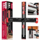 Saker 4-IN-1 Drilling Positioning Ruler, Adjustable 13.78IN Multifunctional Sq New. Price: $69.42.