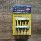 (brand New) 9 Pc. 1/4" Drive Nut & Bolt Extractor Set Usaseller Sale !!!!!!. Price: $42.81.