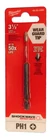 Milwaukee 48-32-4560 #1 Phillips Head Shockwave 3-1/2" Power Bits New. Price: $8.49.