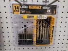 Dewalt DW1341 14-PIECE Titanium Nitride Coated Drill Bit Set New. Price: $14.99.