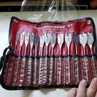Irwin Speedbor "88"13 Piece Drill Wood BITS1/4" Thru 1"-HOLLOW Ground Point Used. Price: $27.99.