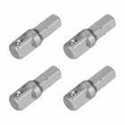 Harfington 4PCS Impact Socket Adapter 1/4" Square Drive Hex 1" New. Price: $10.57.