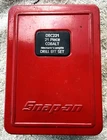 Snap-on Cobalt Drill Set Model DBC221 As Pictured Used. Price: $37.95.