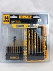 Dewalt DW1341 14-PIECE Titanium Drill Bit Set New. Price: $12.99.