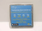 Amoolo Impact Drill Bit Set, 16PCS Titanium Hss Twist Hex Shank (1/16 -1/4 ) New. Price: $12.95.