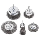 Edward Tools Wire Brush For Drill Set - Pro 5 Piece Cup With E... New. Price: $17.37.