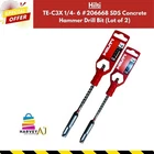 Hilti- TE-C3X 1/4- #206668 Sds Concrete Hammer Drill Bit (lot Of 2) New. Price: $29.97.