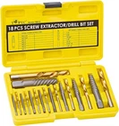 Topec Screw Extractor Left Hand Drill Bit Set - 18 Piece Easy Out Bolt... New. Price: $52.61.