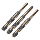 Uxcell 3PCS Reduced Shank Twist Drill Bits 15MM Black Nitride Gold Titanium New. Price: $34.56.