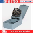 29PCS/SET Hss Drill Black Gold Multi-bits Twist 1/16"-1/2" New. Price: $34.97.