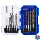 Sinyeenglon Hex Shank Cobalt Drill Bit Set 16PCS 1/16"-3/8", M35 Hss Twist Impac New. Price: $47.31.