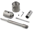 Zelcan Hole Saw Kit, 4PC Drill Cutter Set With 30 50 65MM, Silver New. Price: $31.18.