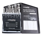 Hss Tap And Drill Set, Unc, 18 Pc, 0001-0040 New. Price: $129.99.