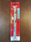 Milwaukee 48-89-4634 S&d Titanium Drill Bit 9/16" New. Price: $16.49.