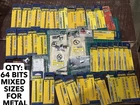 New 64-PACK Bulk Lot Irwin Wire Gauge Metal Drill Bit #6 #55 #14 #49 #27. Price: $63.45.
