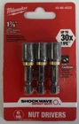 Milwaukee 49-66-4523 Shockwave 5/16-BY-1-7/8-INCH Magnetic Nutdriver New. Price: $11.99.