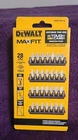 Dewalt Maxfit 28 Piece Screwdriving Bit Set Impact Rated Torsion Zone New. Price: $15.00.