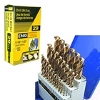 Maxtool 29-PIECE Twist Drill Bit Set Cobalt M35 Jobber Length Fully Ground ... New. Price: $188.04.