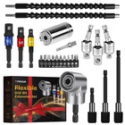 Gallia Flexible Drill Bit Extension And Universal Socket Wrench Tool Set, Hex... New. Price: $18.59.