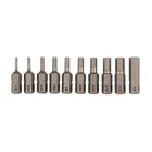 Bit Set Hex 10 Piece 1/4 Drive Wiha 72596 Inch New. Price: $20.00.