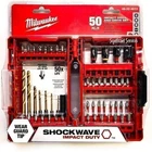 Milwaukee 48-32-4013 Shockwave 50-PIECE Impact Duty Drill Drive Set New. Price: $34.14.