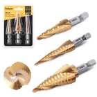Rogaper 3PC Drill Bit Set, High Speed Steel Spiral Grooved Stepped Up Bi... New. Price: $23.79.