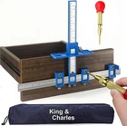 Cabinet Hardware Jig, King&charles Handle With Automatic Center Punc New. Price: $17.36.