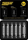 Thosaf Damaged Screw Extractor Set 6PC Gifts For Men Christmas Stocking New. Price: $16.55.