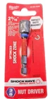 49-66-4535 Milwaukee Shockwave 3/8 X 2-9/16 Magnetic Nut Driver W/ Shockzone New. Price: $9.99.