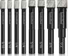 Dkibbith 8 Pack Vacuum Brazed Diamond Drilling Bits - Granite Marble Tile New. Price: $20.00.