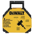 Title: Dewalt DW1648 5-PIECE Heavy-duty Self-feed Bit Set New. Price: $95.95.