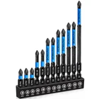 12-PACK Phillips Bits #2 Impact Magnetic, Professional Long Head Dril New. Price: $15.95.