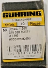 Guhring 01.560MM Drill Bits Pk Of 10 Pcs No. 00549 Din 338R-GT1 New. Price: $15.95.