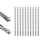 Sali Sds Plus Rotary Hammer Drill Bit 10PCS - 3/8" X 12" Concrete Kit New. Price: $59.92.