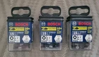 3 Packs Of Bosch 1" Square Head Drive Bits Impact Tough *ITSQ2115 New. Price: $26.99.