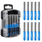 Znximer Tile Drill Bits, 10PCS 1/4" Diamond For Ceramic Glass New. Price: $54.11.