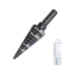 Jerax Tools 3/16 7/8 Inch Step Drill Bit Straight Grooved Double Fluted, M... New. Price: $31.90.