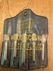 Globemaster No. 59220 Wood Screw Bit Set For Drill, Silver, Pieces Used. Price: $23.70.