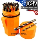 Norseman Pc Hi-molybdenum M7 Drill Bit Set Orange Case 1/16-1/2 Usa SP-29PON New. Price: $129.99.