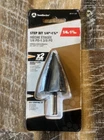 New Southwire SB1/4-1-3/8 Step Bit Self Starting To Double Flute. Price: $36.87.