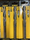 3 Pk Dewalt DW1620 - 9/16 In Standard Twist Drill Bit Black & Gold New. Price: $32.39.