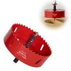 4-5/16" (110MM) Bi-metal M42 High Speed Steel Hole Saw With Pilot Drill Bit, Smo New. Price: $29.99.