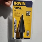 Irwin Unibit 3/16-INCH To 7/8-INCH 3/8-INCH Shank Step Drill (10234) New. Price: $19.99.